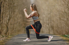 Best Resistance band lunge